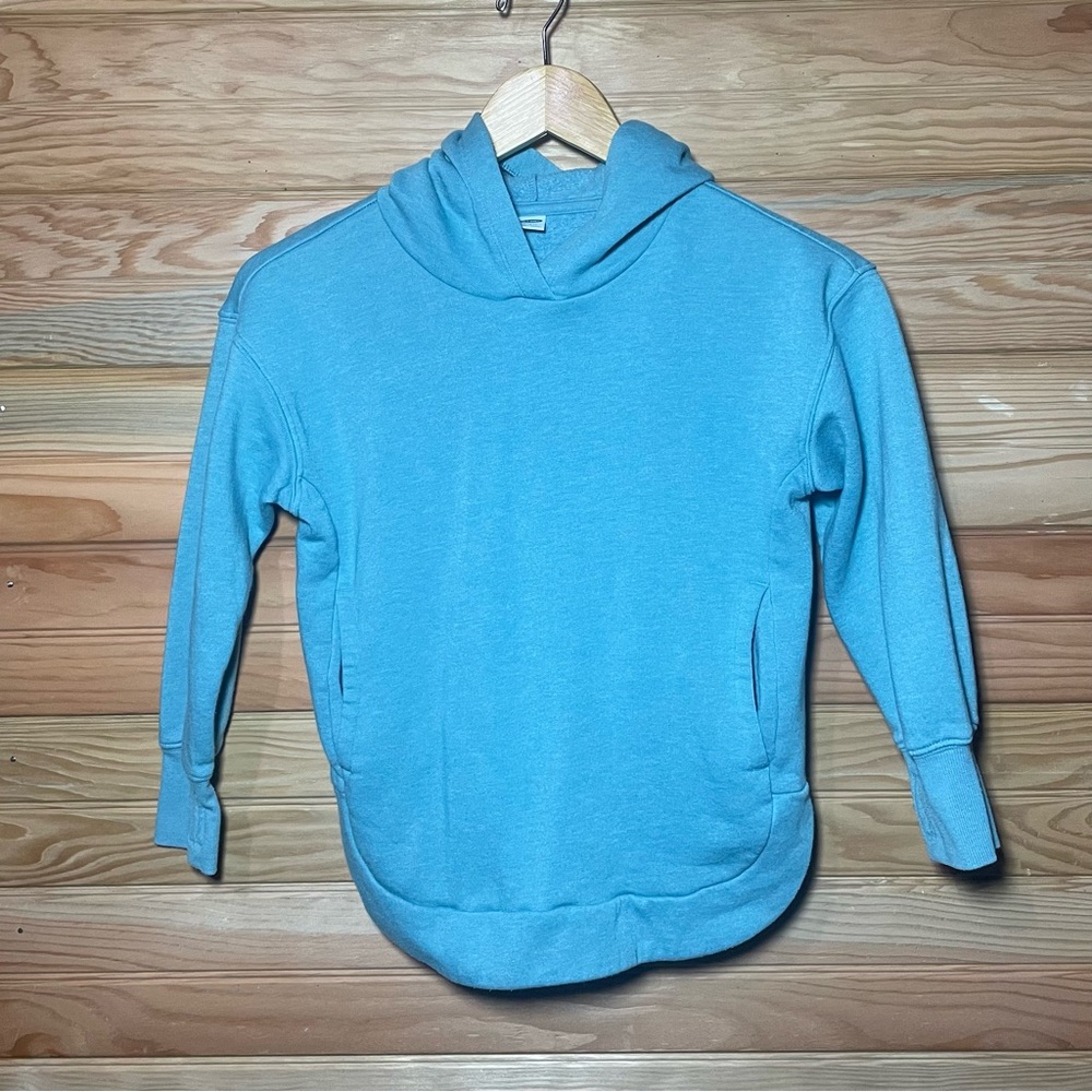 Old Navy Girls Sweatshirt w/Hood, Pockets & Thumbholes - Size S (6/7)